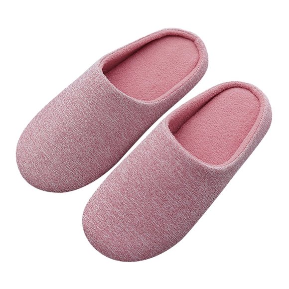 10182302- Women Size 7 (38) Pink Terry Cloth Slippers - Picture 1 of 2